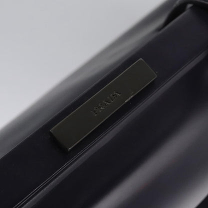 Prada Vintage Handbag Leather, PURPLE, LEATHER, Handbag