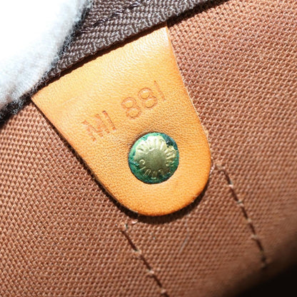 Louis Vuitton Keepall Bag Monogram Canvas, BROWN, CANVAS, Travel bag