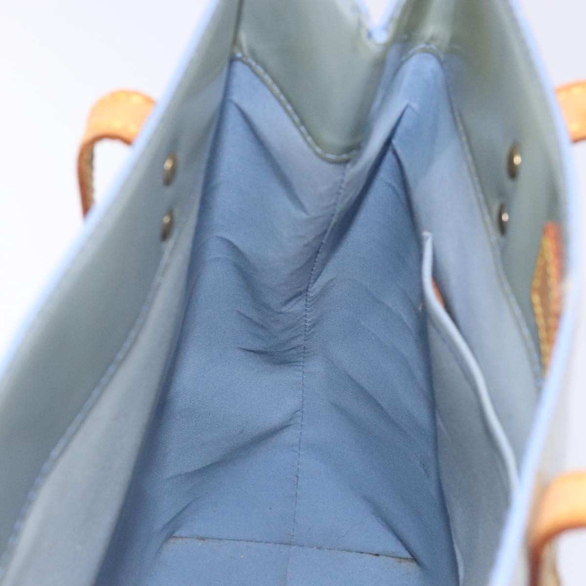 Louis Vuitton Reade Handbag Monogram Vernis, BLUE, PATENT_LEATHER, Handbag