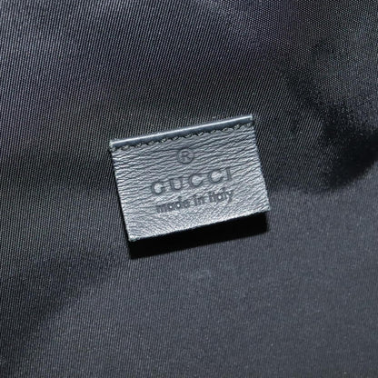 Gucci Waist Bag Guccissima Leather, BLACK, LEATHER, Clutche & pouche