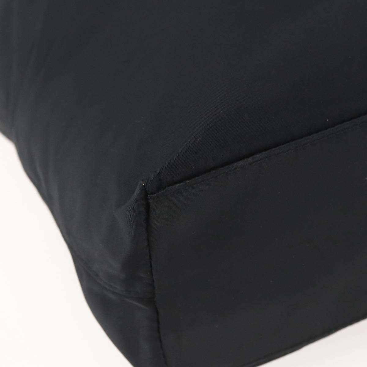 Prada Vintage Zip Tote Tessuto, BLACK, NYLON, Tote bag
