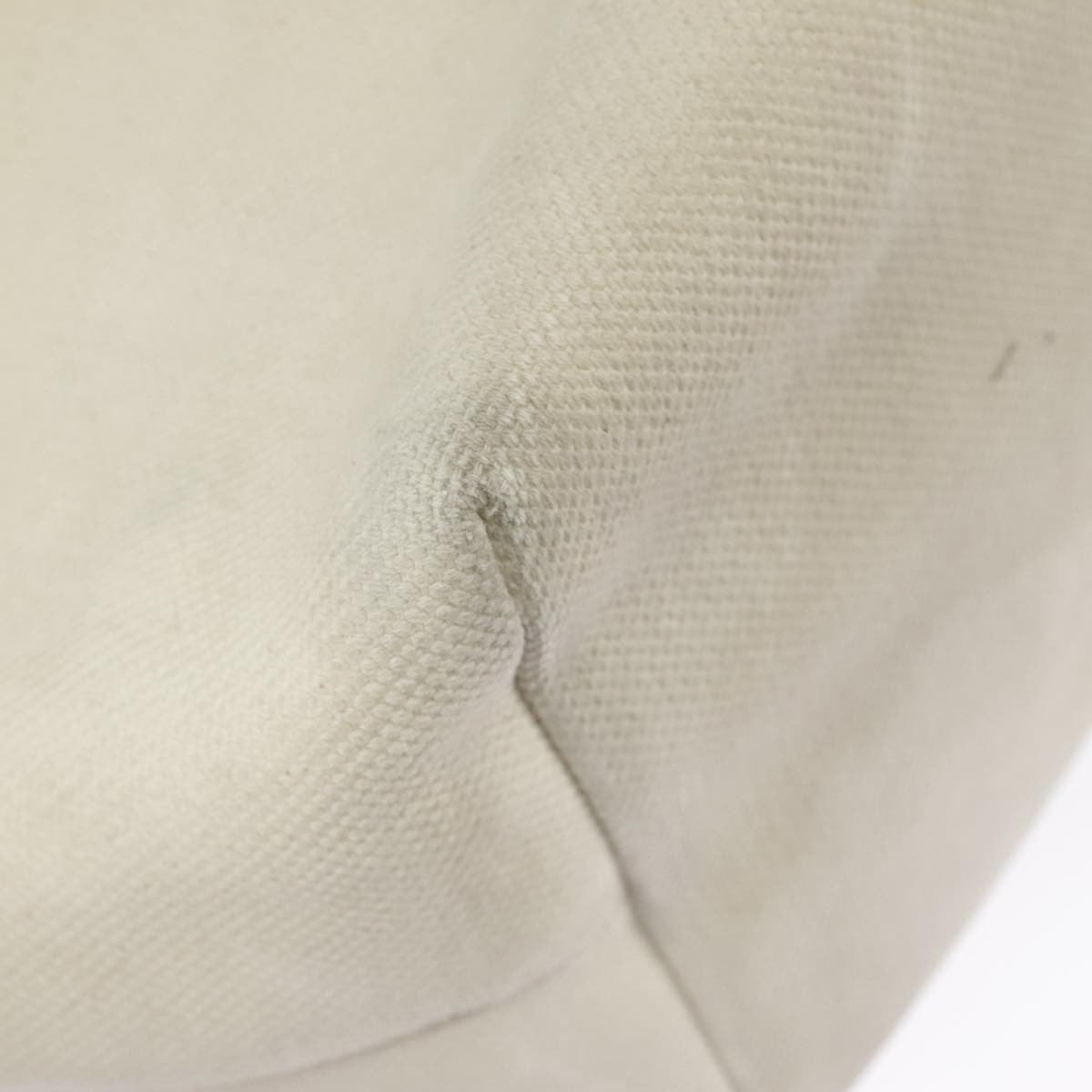 Celine Horizontal Cabas Tote Canvas with Leather, WHITE, CANVAS, Tote bag