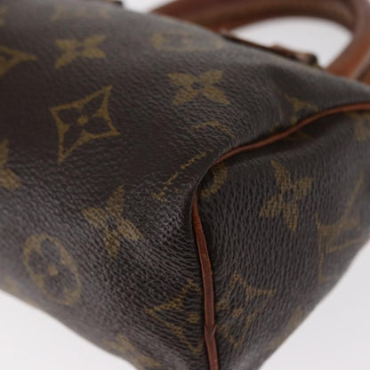 Louis Vuitton Speedy Mini HL Handbag Monogram Canvas, BROWN, CANVAS, Handbag