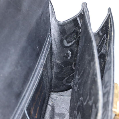 Salvatore Ferragamo Convertible Top Handle Bag Leather, BLACK, LEATHER, Handbag