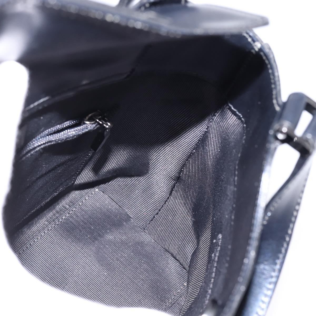 Givenchy Vintage 4G handbag Leather, NAVY, LEATHER, Handbag