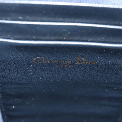 Christian Dior 30 Montaigne Phone Holder on Chain Oblique Canvas, NAVY, CANVAS, Clutche & pouche