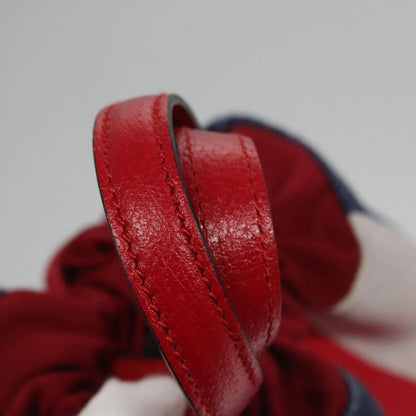 Gucci Logo Drawstring Backpack Striped Canvas, MULTICOLOUR, CANVAS, Backpack