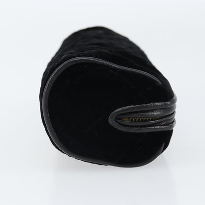 Chanel Vintage gripoix Clutch Velvet, Black, Velvet, Clutch