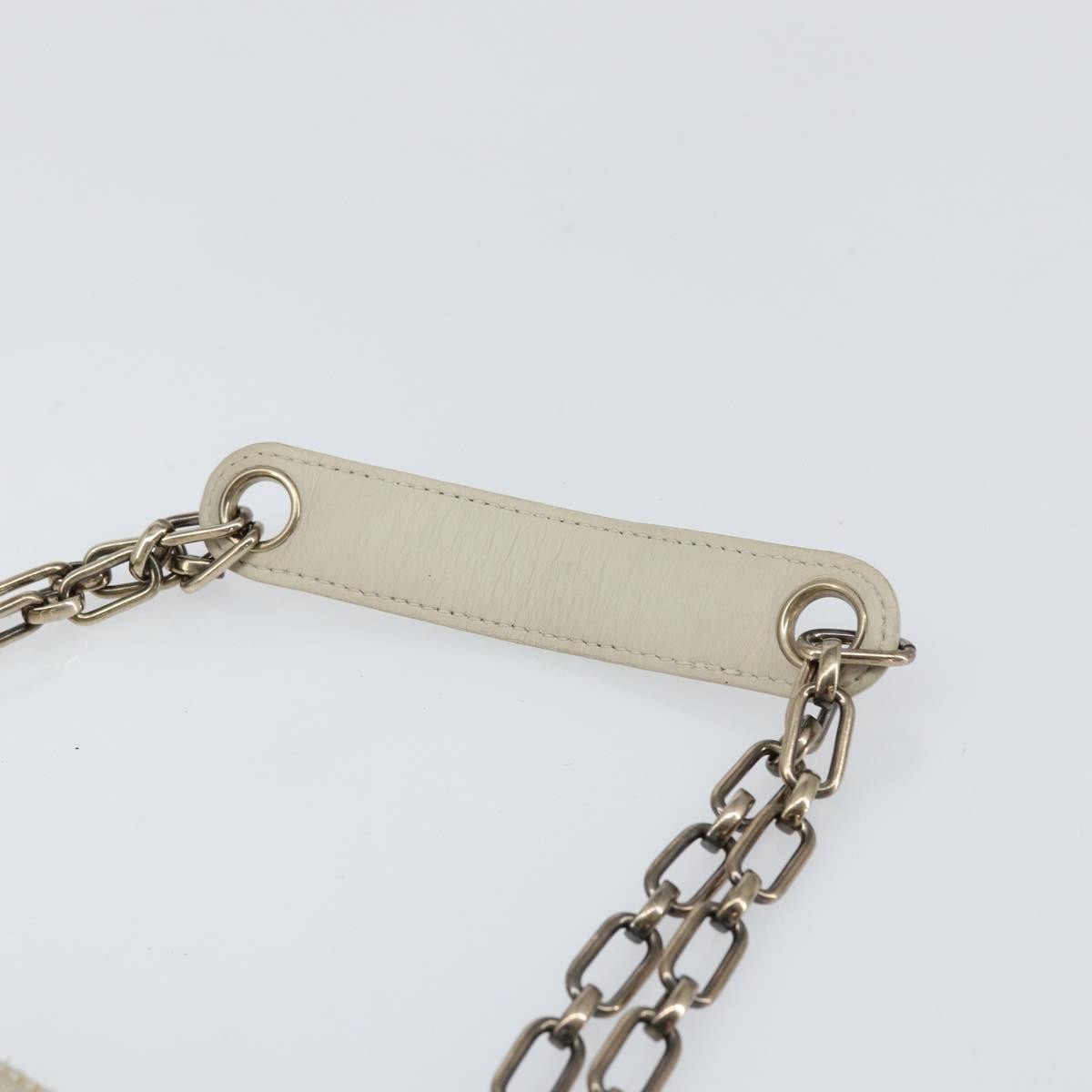 Louis Vuitton McKenna Shoulder Bag Mini Lin, SILVER, CANVAS, Shoulder bag