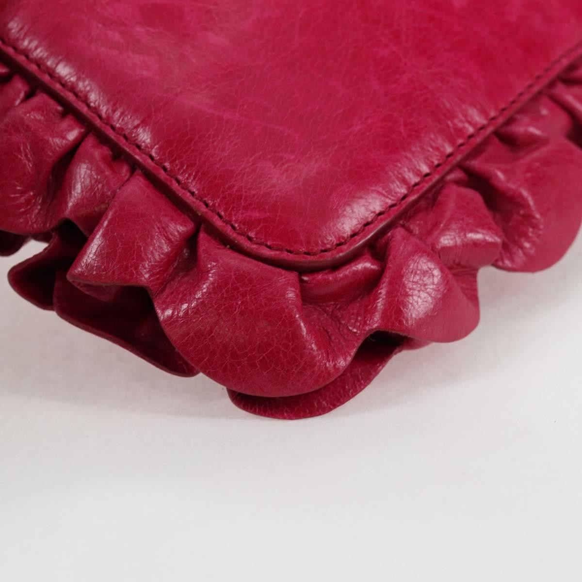 Miu Miu Shoulder Bag Leather, PINK, LEATHER, Shoulder bag