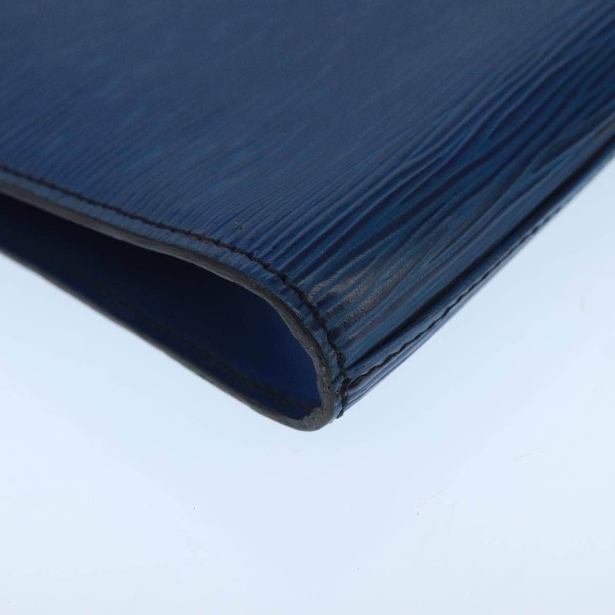 Louis Vuitton Art Deco Clutch Epi Leather, BLUE, LEATHER, Clutche & pouche