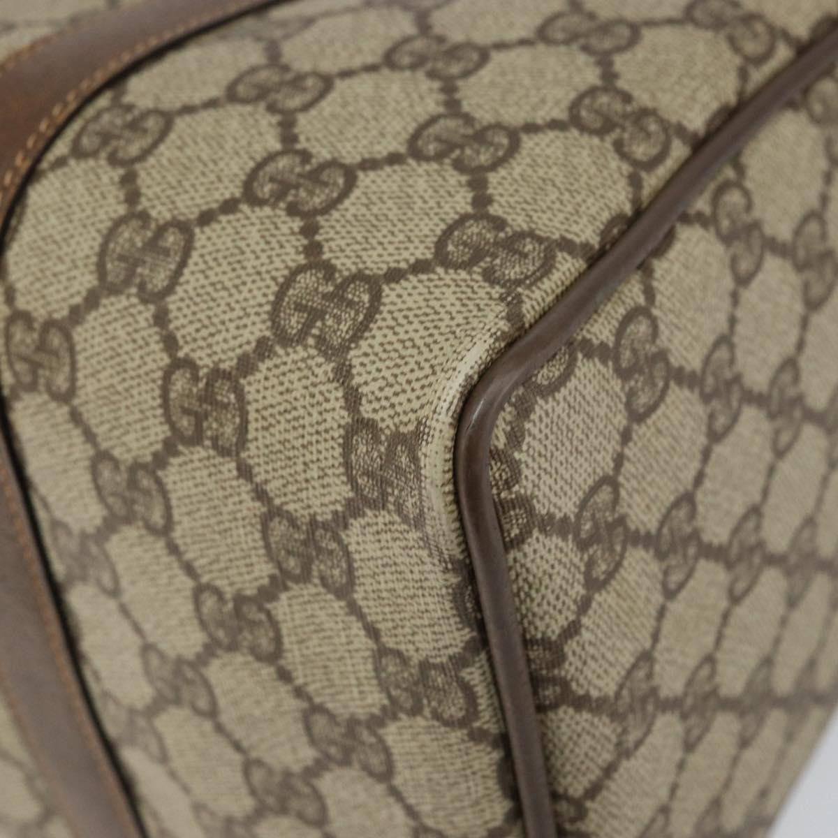 Gucci Vintage Duffle Bag GG Coated Canvas, BEIGE, CANVAS, Travel bag