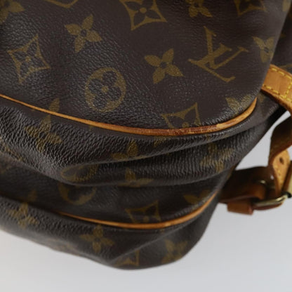Louis Vuitton Saumur Handbag Monogram Canvas, BROWN, CANVAS, Handbag
