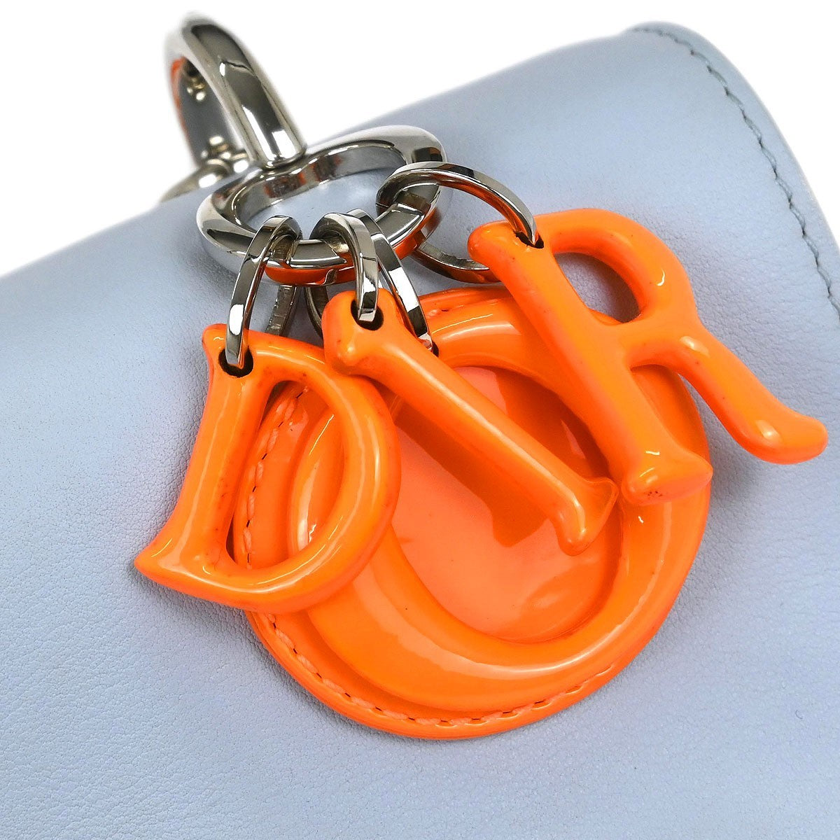 Christian Dior Be Dior Bag Smooth Leather, BLUE, LEATHER, Handbag