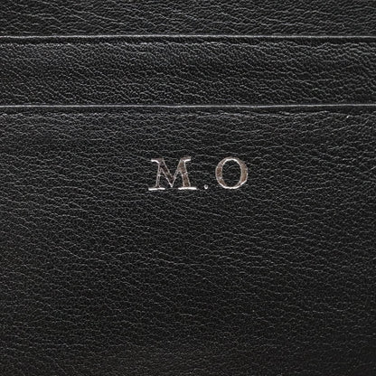 Christian Dior Bifold Card Holder Leather, BLACK, LEATHER, Card Holders