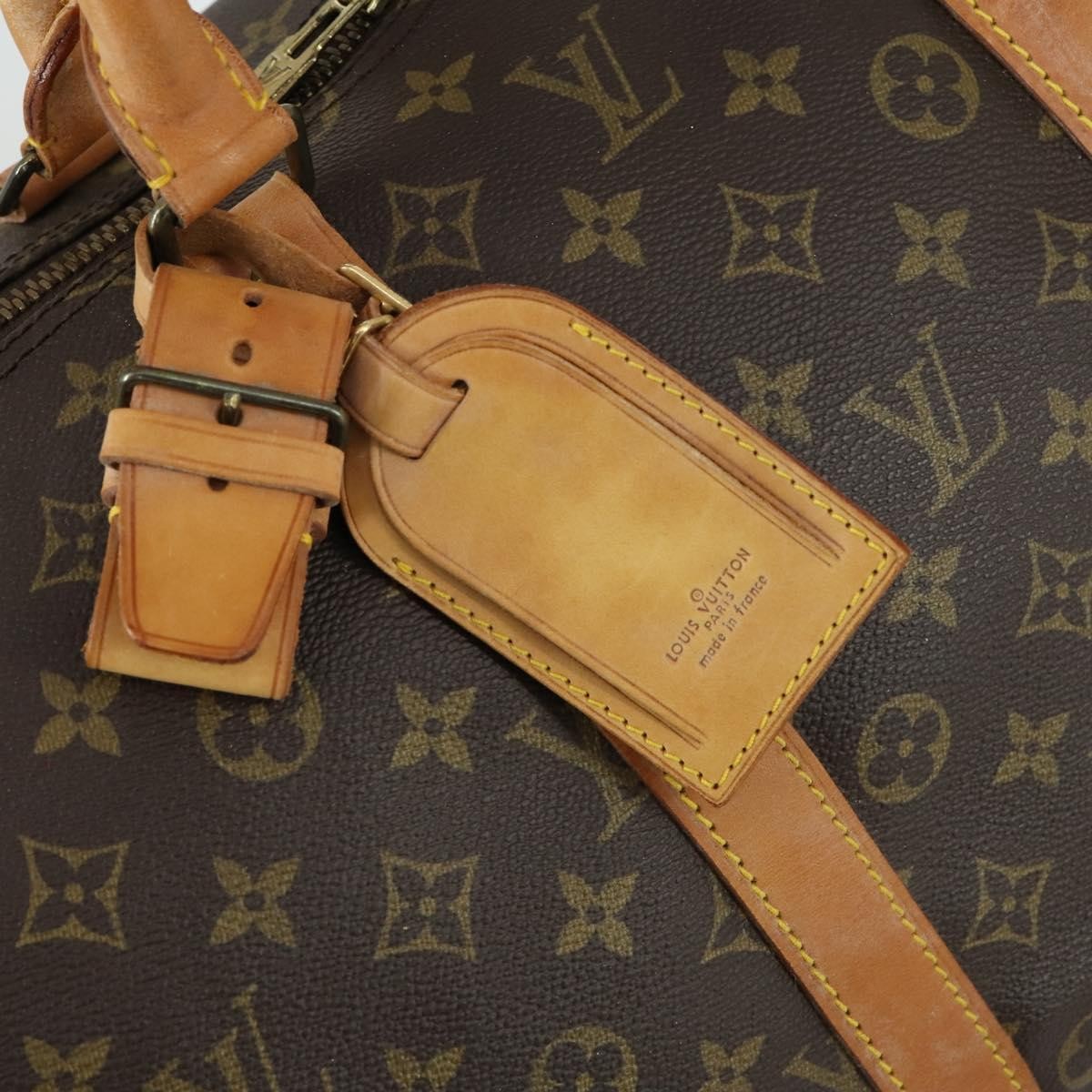 Louis Vuitton Keepall Bag Monogram Canvas, Brown, Canvas, Travel Bag