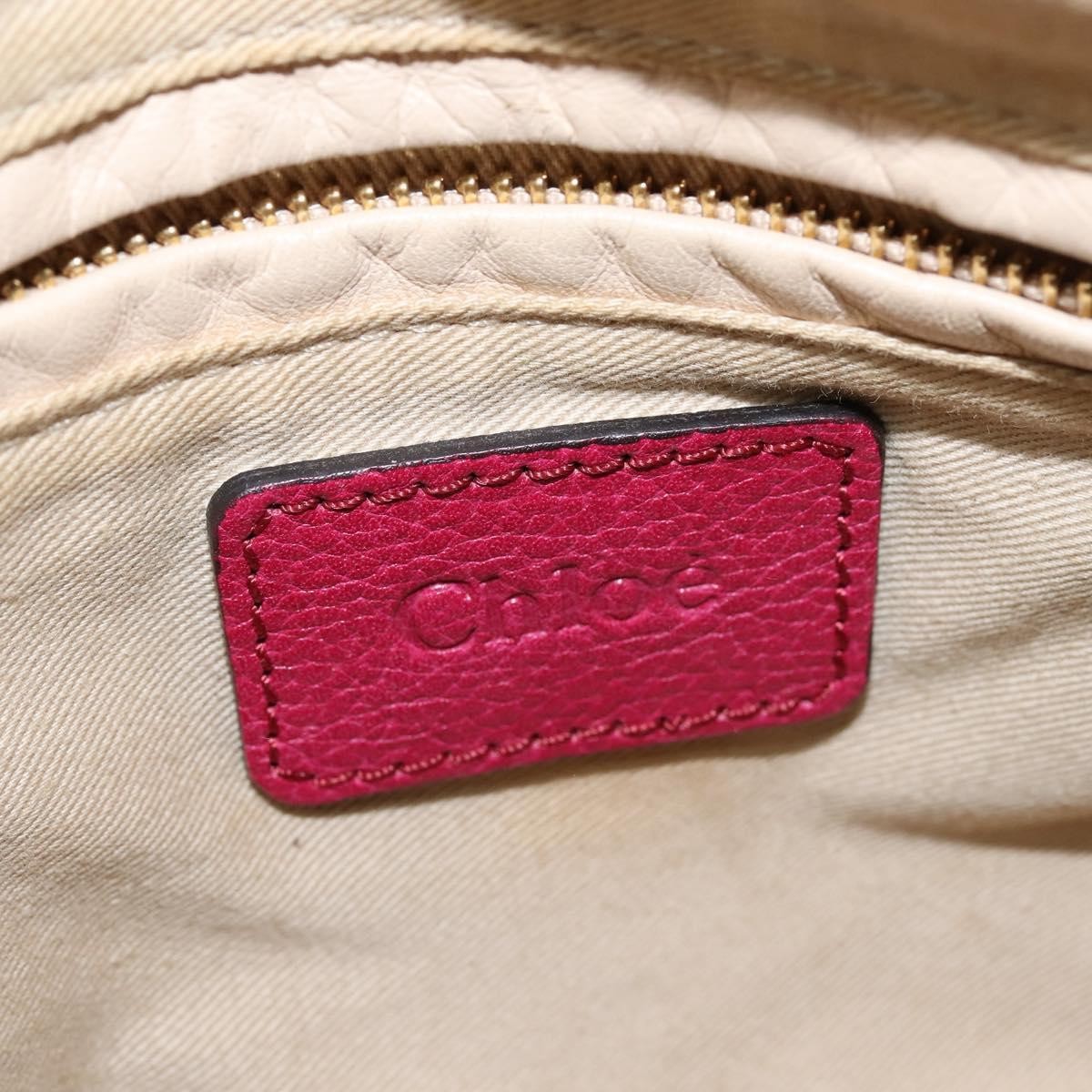 Chloe Paraty Top Handle Bag Leather, PINK, LEATHER, Handbag