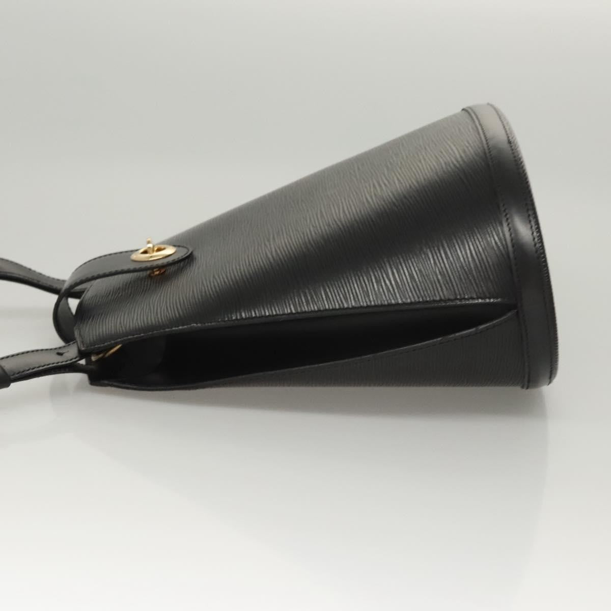 Louis Vuitton Cluny Shoulder Bag Epi Leather, BLACK, LEATHER, Shoulder bag