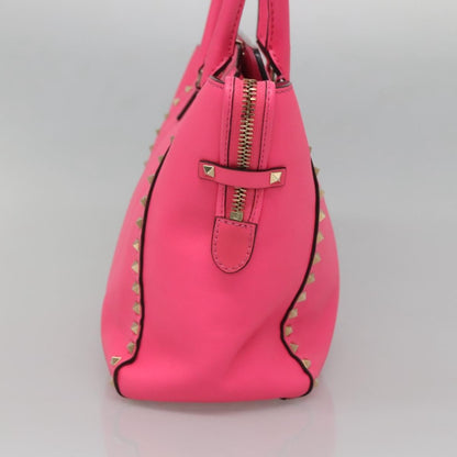 Valentino Garavani Rockstud Tote Rigid Leather, PINK, LEATHER, Tote bag