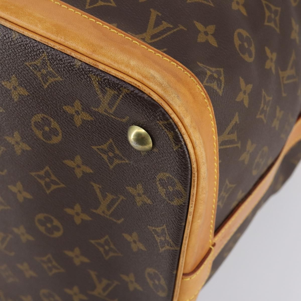 Louis Vuitton Cruiser Handbag Monogram Canvas, BROWN, CANVAS, Travel bag
