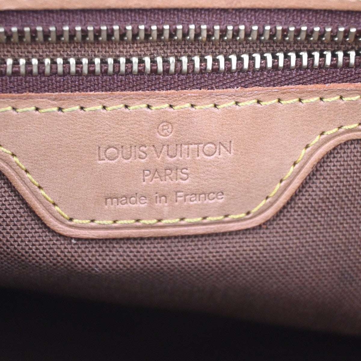 Louis Vuitton Cabas Piano Monogram Canvas, BROWN, LEATHER, Shoulder bag