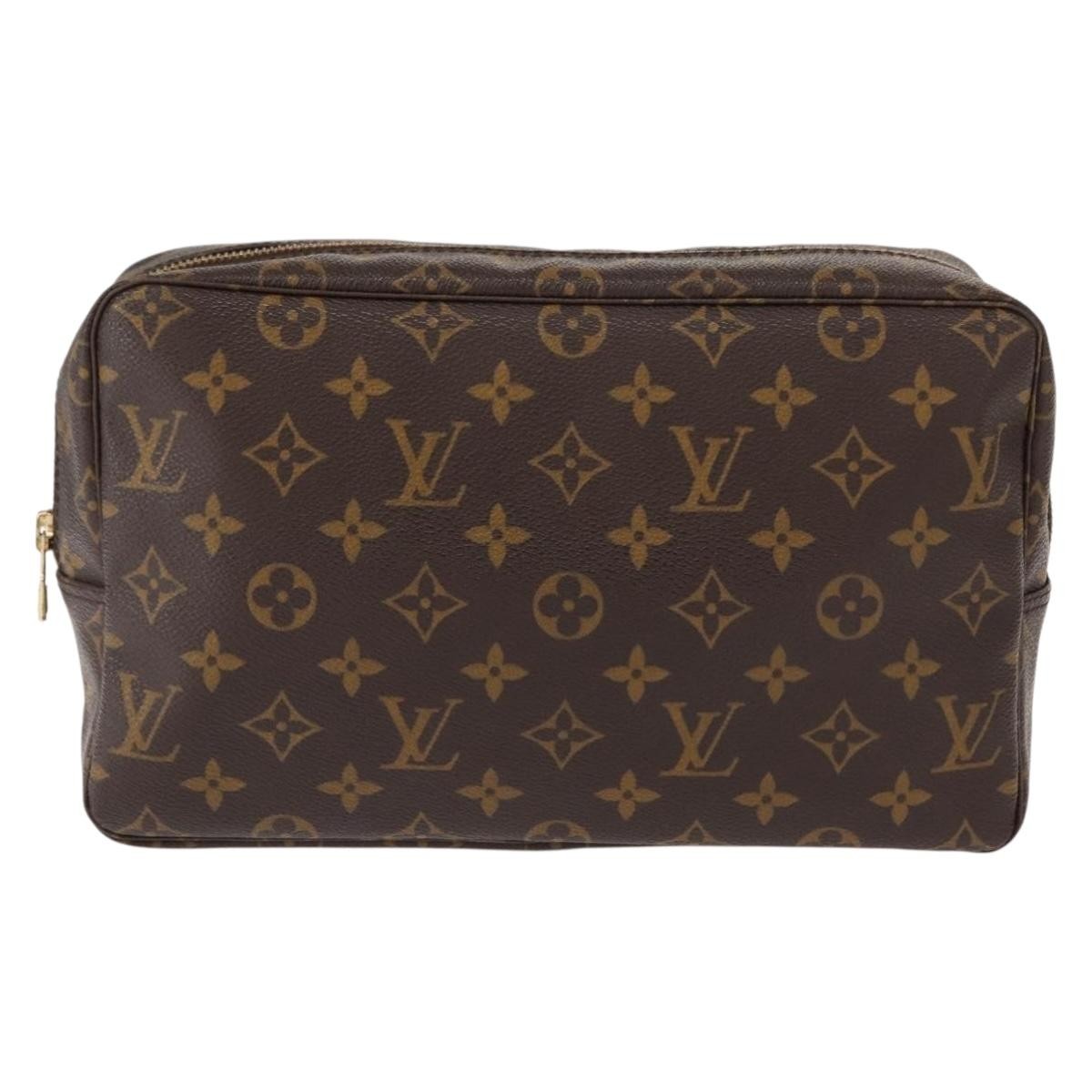 Louis Vuitton Trousse Toilette Monogram Canvas, BROWN, CANVAS, Clutche & pouche