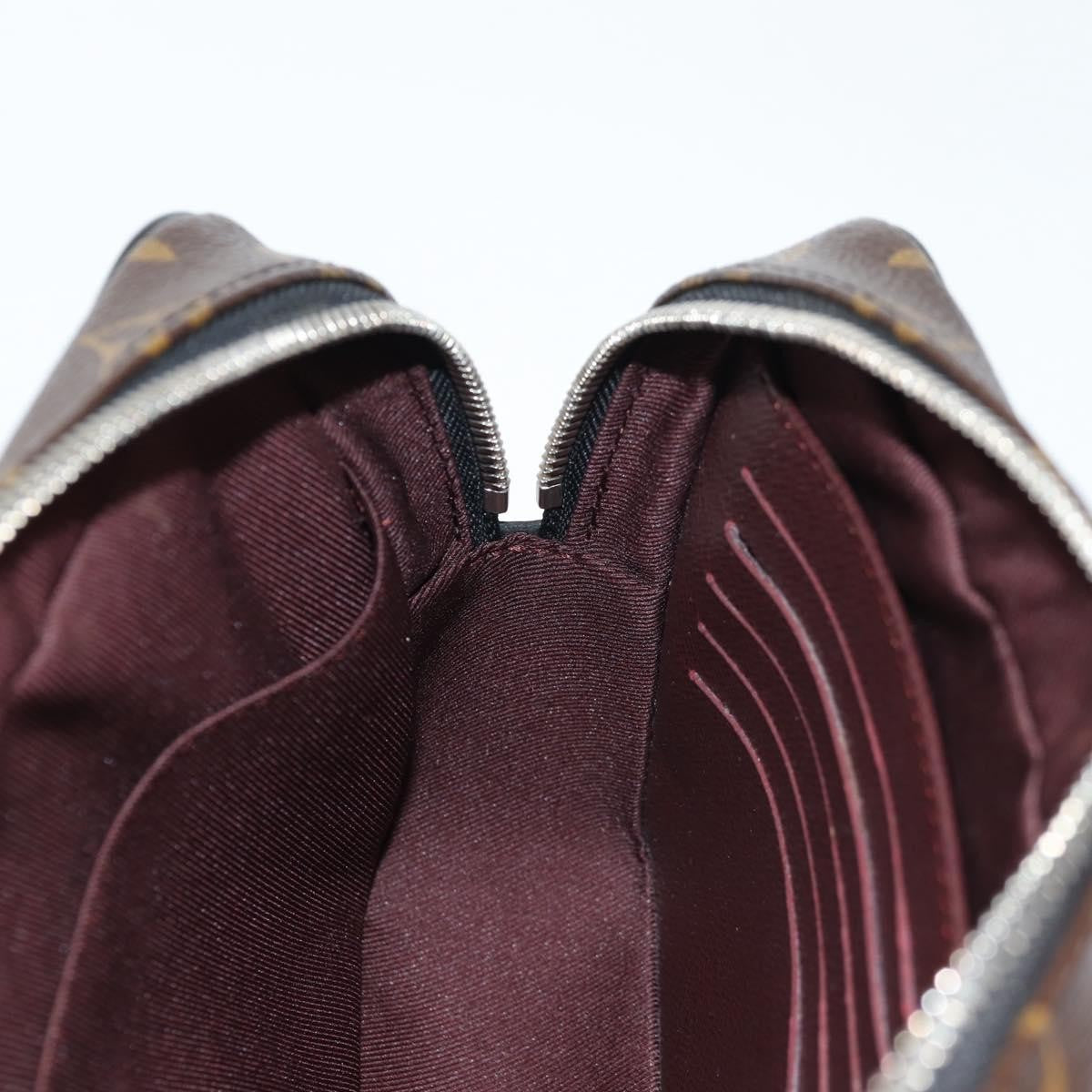 Louis Vuitton Kasai Clutch Macassar Monogram Canvas, BROWN, CANVAS, Clutche & pouche