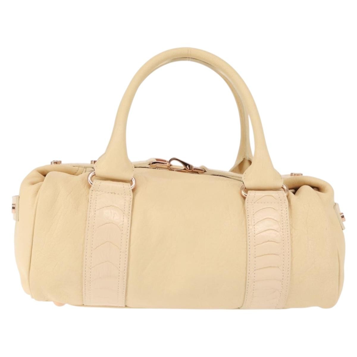 Balenciaga Vintage handbag Leather, BEIGE, LEATHER, Handbag