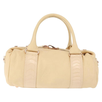 Balenciaga Vintage handbag Leather, BEIGE, LEATHER, Handbag