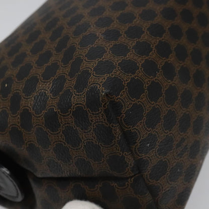 Celine Macadam Pochette Canvas and Leather, BLACK, CANVAS, Clutche & pouche