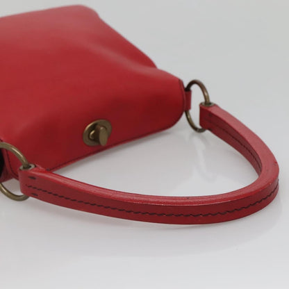 Miu Miu Triple Compartment Convertible Satchel Leather, RED, LEATHER, Shoulder bag