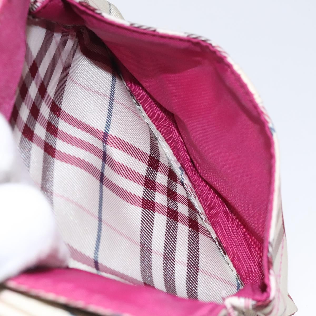 Burberry Nova Check Blue Label Nylon, BEIGE, NYLON, Shoulder bag