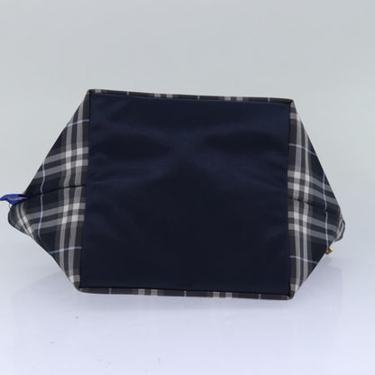 Burberry Nova Check Tote Nylon, NAVY, NYLON, Tote bag