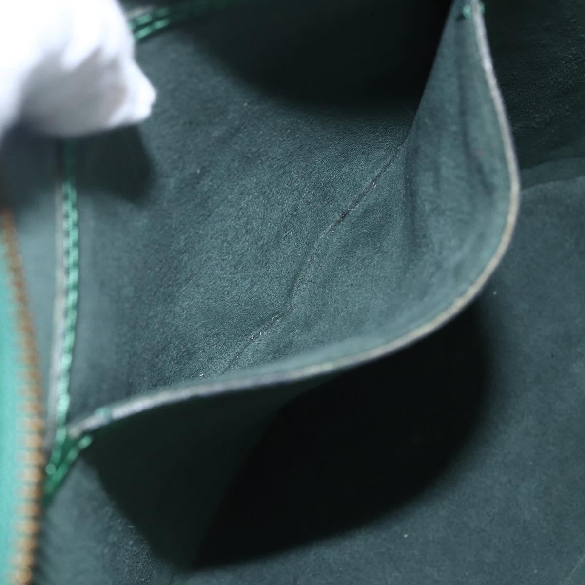 Louis Vuitton Saint Jacques Handbag Epi Leather, GREEN, LEATHER, Shoulder bag