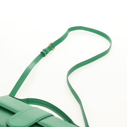 Jacquemus Le Bambinou Flap Bag Leather, GREEN, LEATHER, Handbag