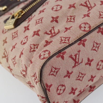 Louis Vuitton Lucille Handbag Mini Lin, RED, CANVAS, Handbag