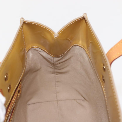 Louis Vuitton Reade Handbag Monogram Vernis, BEIGE, PATENT_LEATHER, Handbag