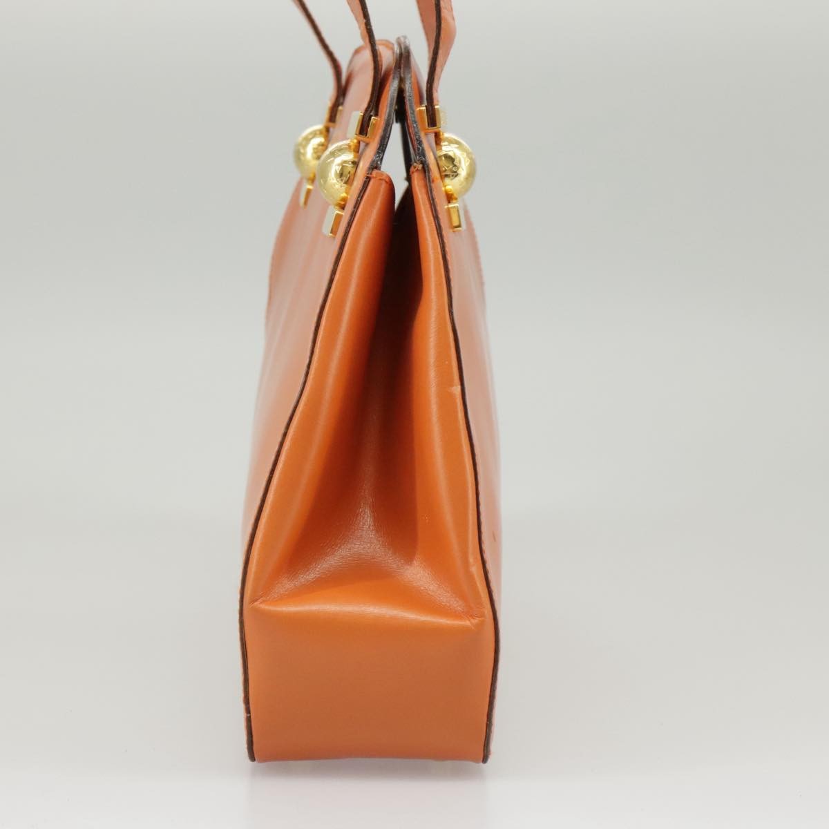 Celine Tote bag Leather, ORANGE, LEATHER, Handbag