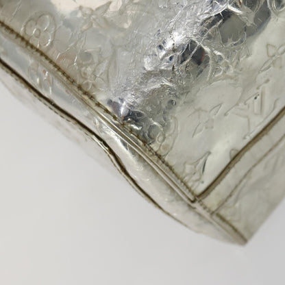 Louis Vuitton Speedy Handbag Monogram Vernis, SILVER, PATENT_LEATHER, Handbag