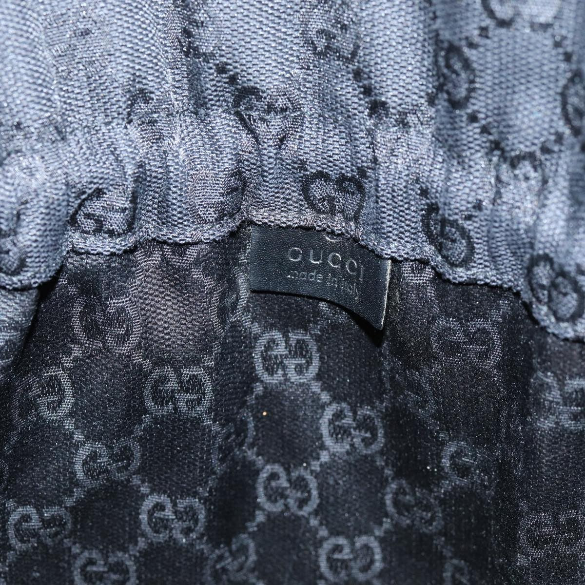 Gucci Vintage Web Drawstring Bucket Bag GG Coated Canvas, BLACK, CANVAS, Clutche & pouche