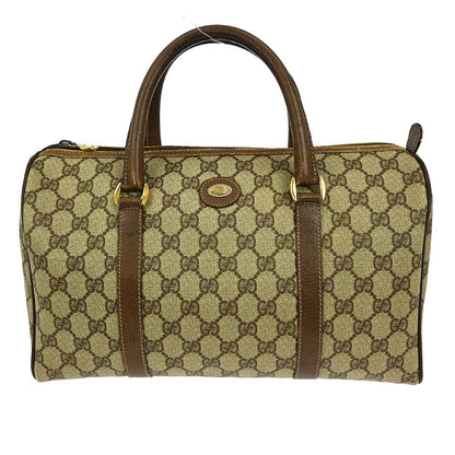 Gucci Vintage Handbag Canvas, BEIGE, CANVAS, Handbag