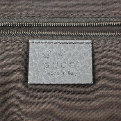 Gucci Bamboo Tassel Tote Leather, GRAY, LEATHER, Tote bag