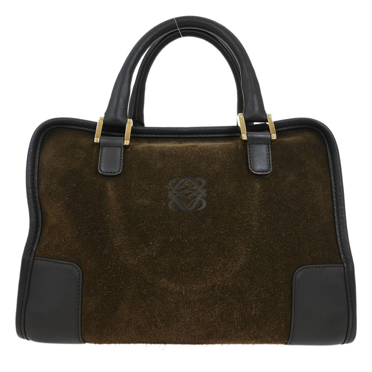 Loewe Amazona Bag Suede, BROWN, SUEDE, Handbag