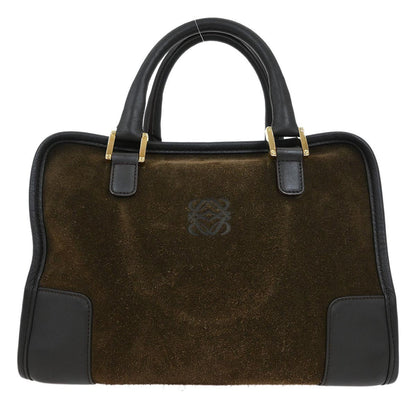 Loewe Amazona Bag Suede, BROWN, SUEDE, Handbag