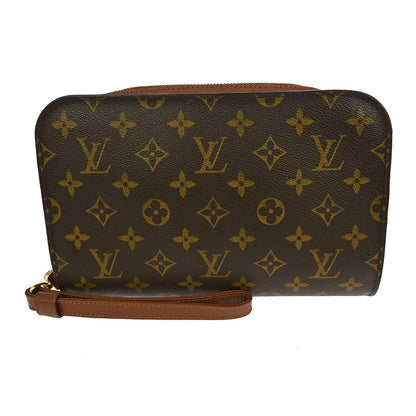 Louis Vuitton Pochette Orsay Monogram Canvas, BROWN, CANVAS, Clutche & pouche