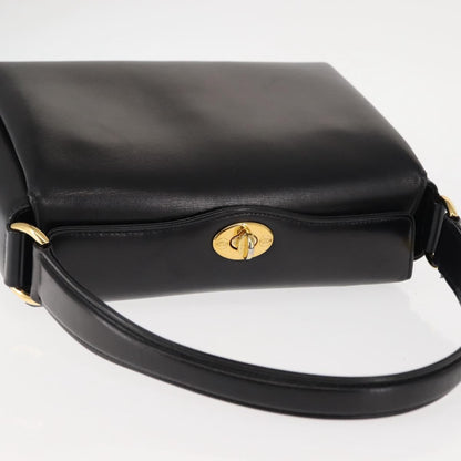 Gucci Vintage Convertible Box Crossbody Bag Leather, BLACK, LEATHER, Handbag