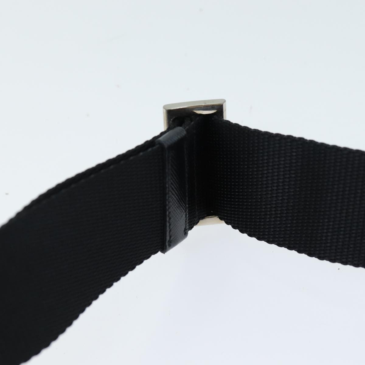 Prada Flat Messenger Bag Tessuto, BLACK, NYLON, Shoulder bag