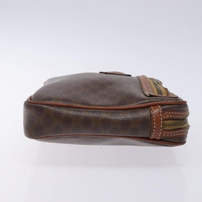 Celine Macadam Pochette Classic, BROWN, PVC, Clutche & pouche