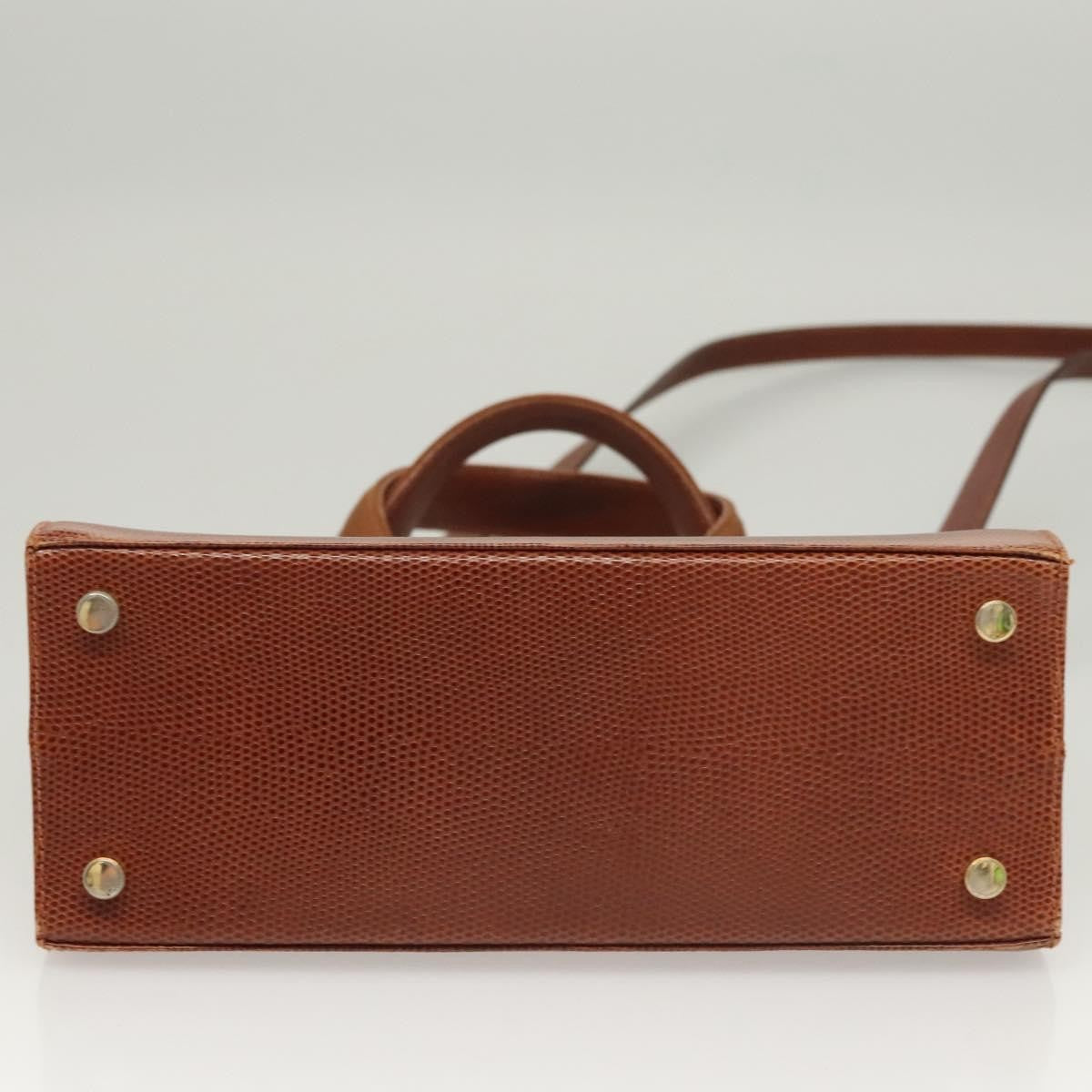 Salvatore Ferragamo Convertible Vara Bow Tote Leather, BROWN, LEATHER, Handbag