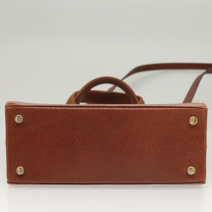 Salvatore Ferragamo Convertible Vara Bow Tote Leather, BROWN, LEATHER, Handbag